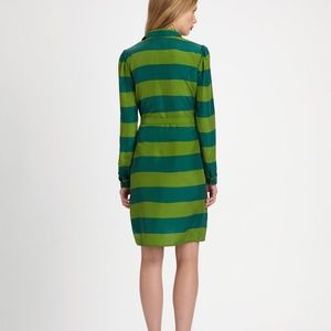 Burberry Dresses - New w/oTag Burberry Brit Green Silk Shirt Dress Burberry Dresses - New w/oTag Burberry Brit Green Silk Shirt Dress